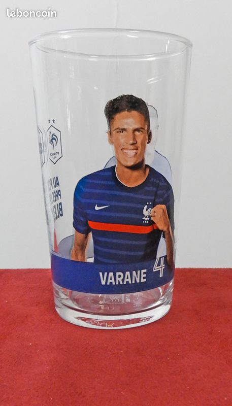 gobelet foot Euro 2022 équipe France FFF verre Intermarché