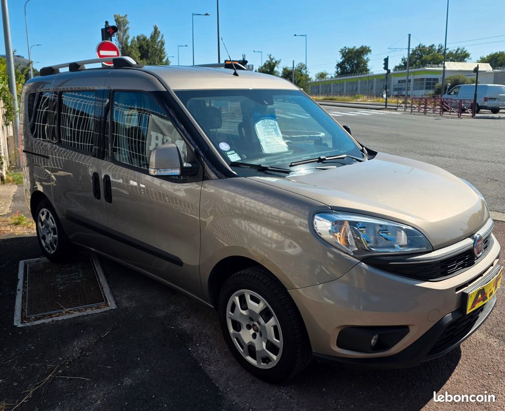 Fiat doblo III COMBI 1.4 t-jet 120 5 places essence gaz naturel ( gnv ) garantie 6 mois (image 2)