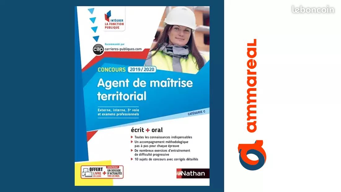 Concours Agent de maîtrise territorial - Catégorie C - Intégrer la fonction publique - 2019/2020 (image 1)
