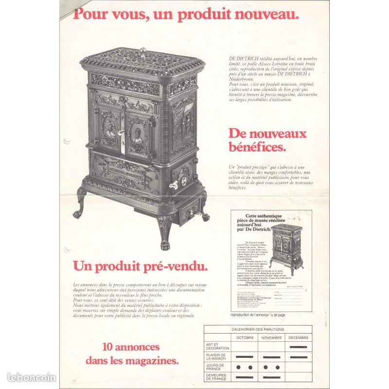 Poêle à bois de dietrich neuf 5.8 watts (image 2)