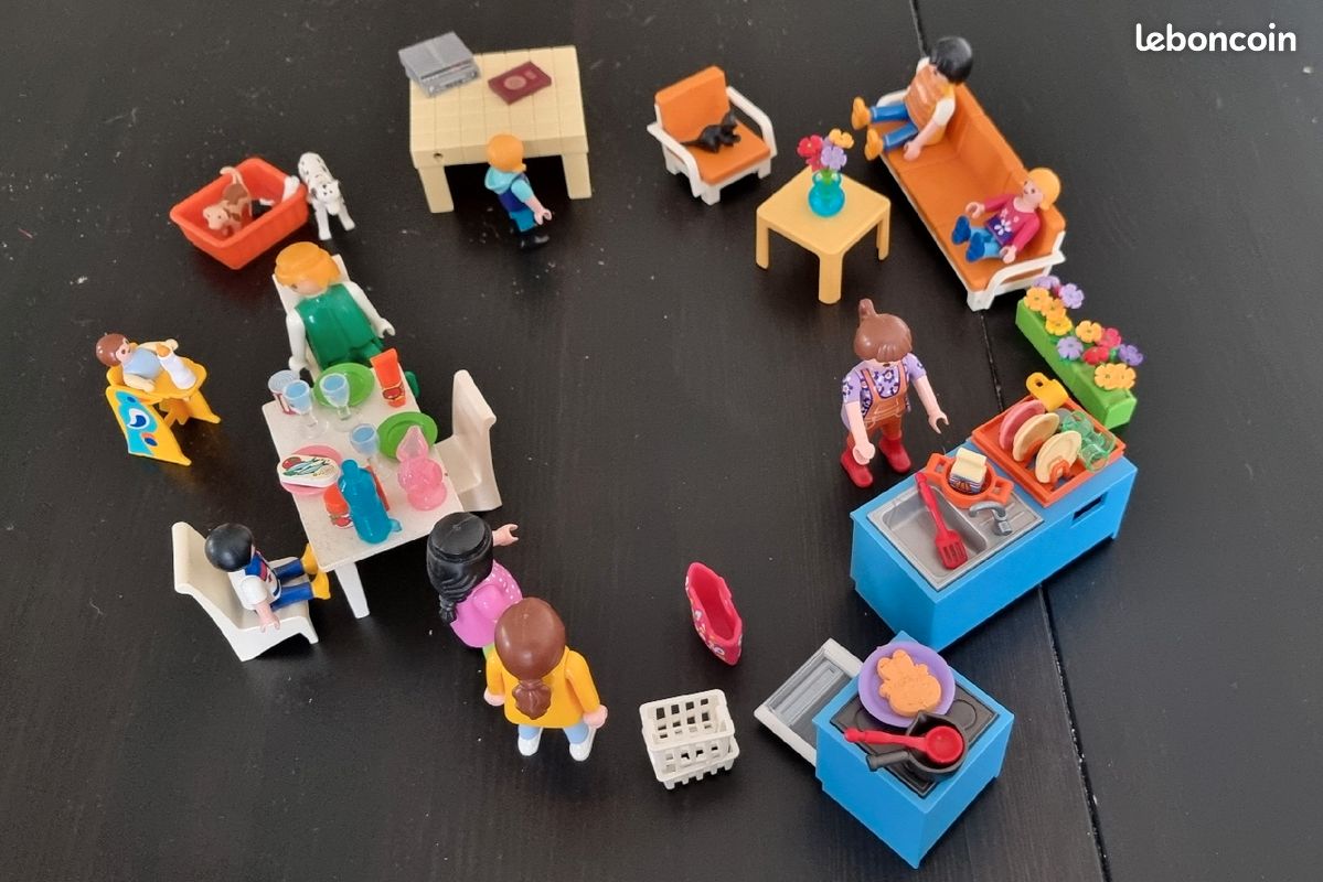 Salle à manger et salon playmobil (image 2)