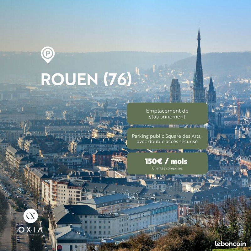 Parking 12 m² · à Rouen · 12 m² · 150 €/mois