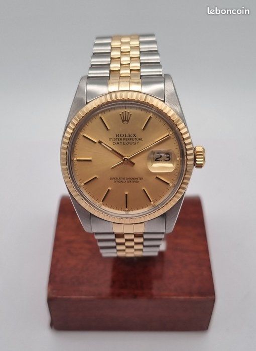 ROLEX Datejust Or 18K et acier - 1982 (image 2)