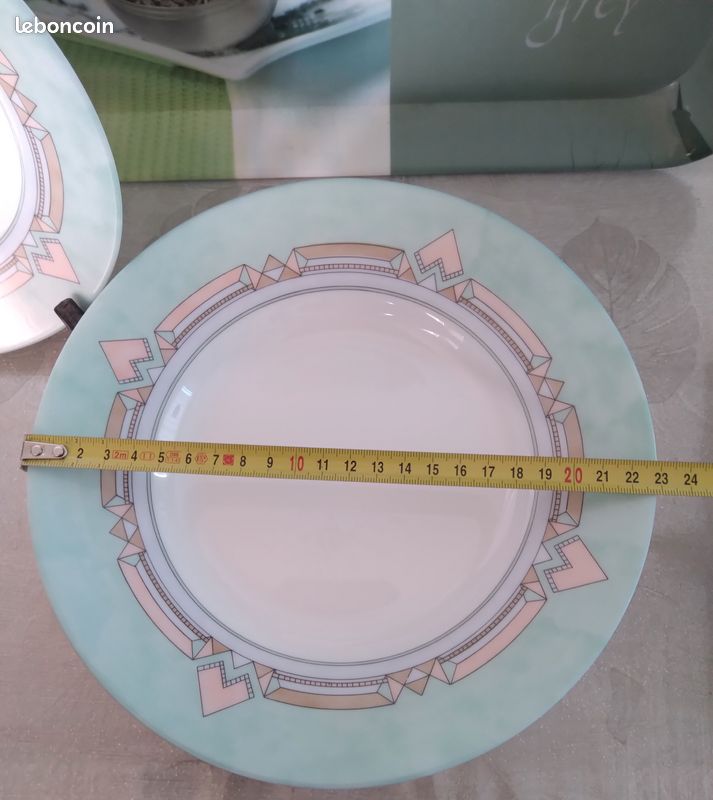 Arcopal victoria - lot de 6 assiettes plates - Arts de la table