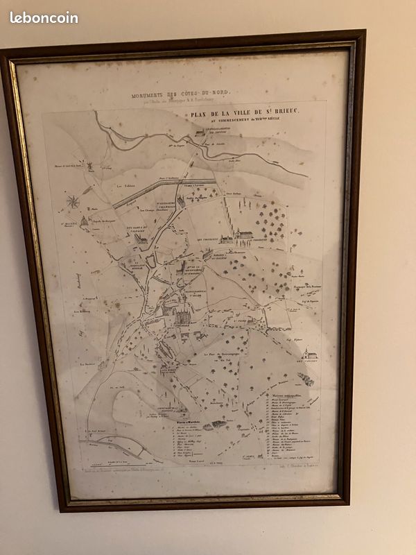 Carte ancienne de st brieuc (image 5)