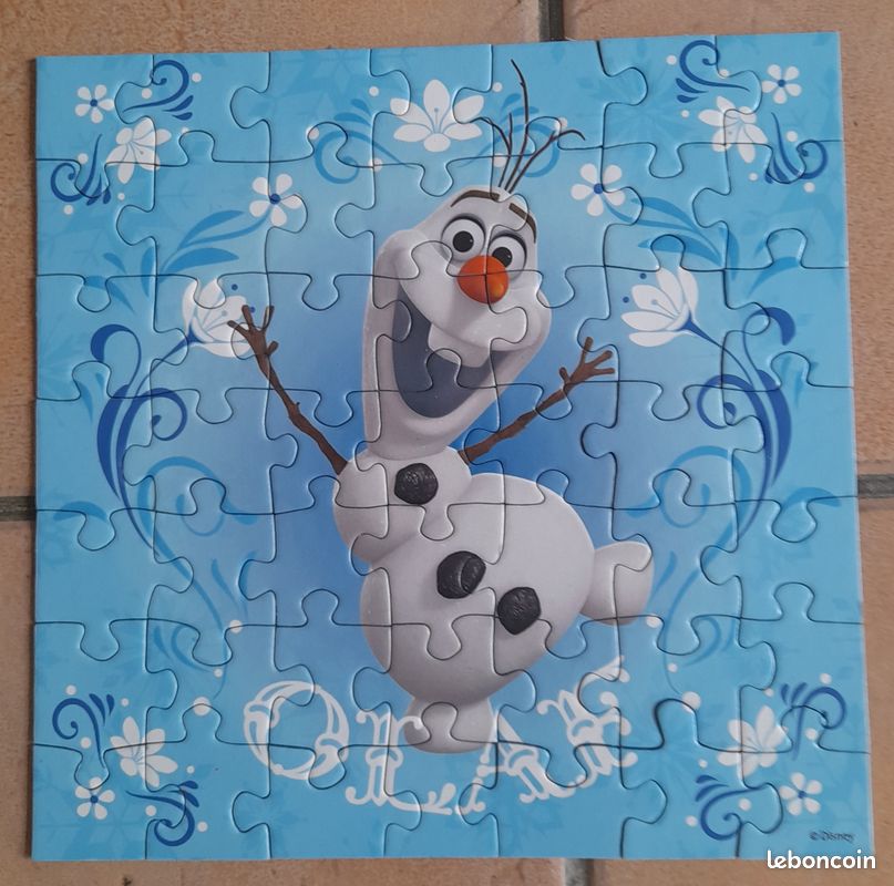 Puzzle Ravensburger _ La reine des neiges _ Elsa, Anna et Olaf _ 3 puzzles complet de 49 pièces (image 7)