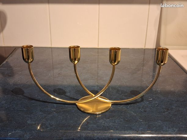 Boltze Chandelier à 5 branches en laiton (26 cm) - Comparer avec