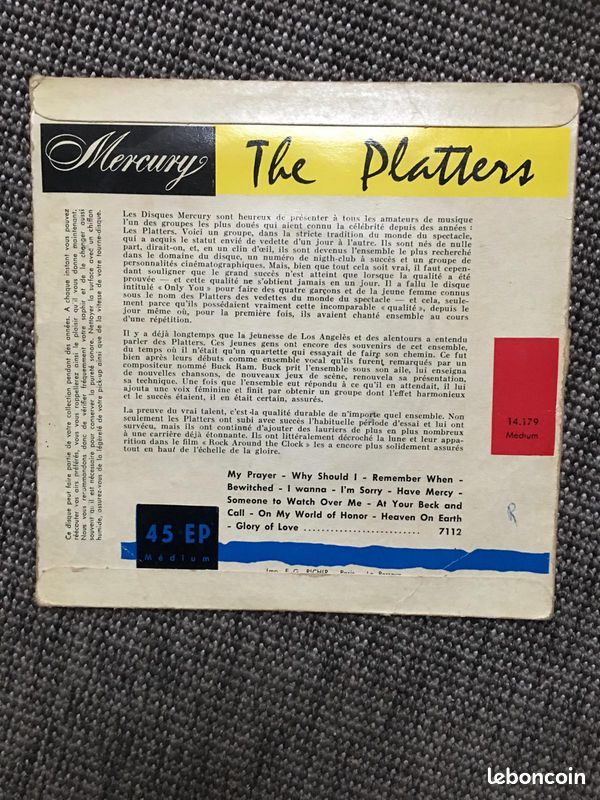 45 tours the platters (image 2)