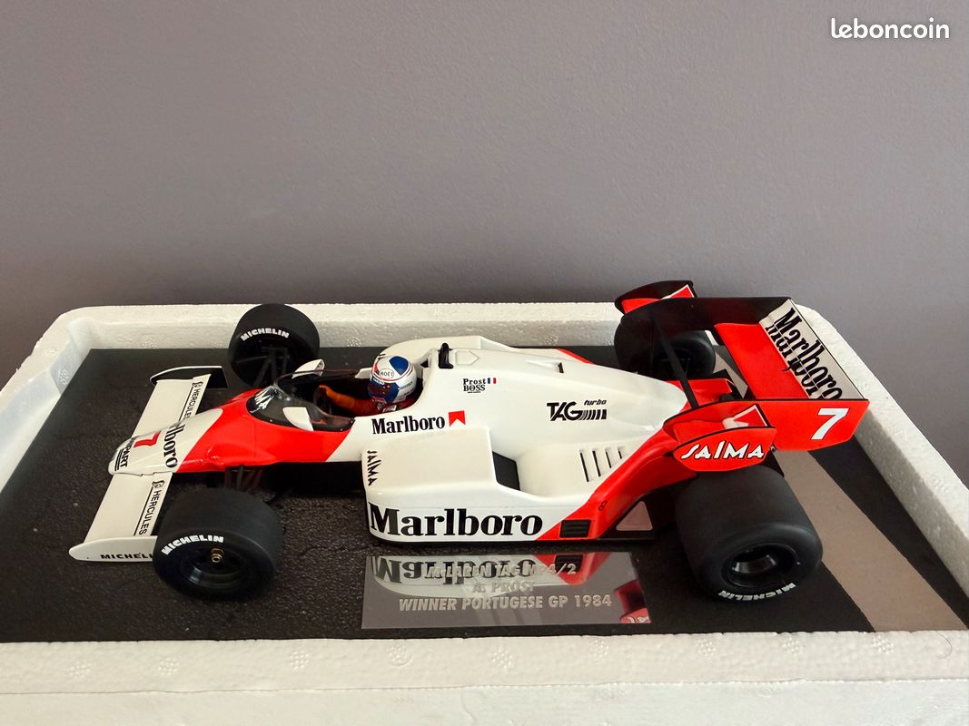 Alain Prost 1984 MP4/2 Minichamps 1/18 - Collection