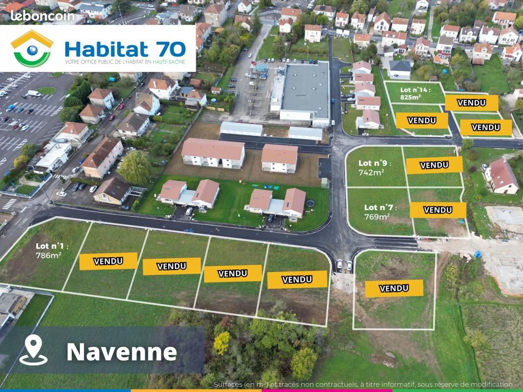 Terrain 742 m² Navenne · 60 844 €