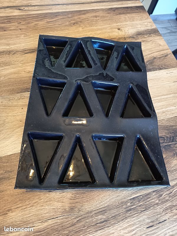 Moule à Gâteaux Flexipan Guy Demarle 12 Triangles Silicone
