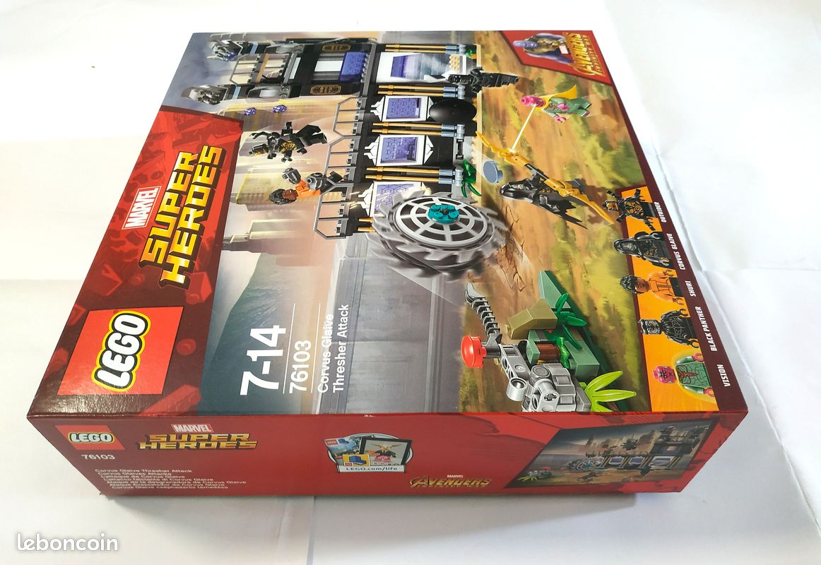 LEGO 76103 Marvel Super Heroes : Corvus Glaive Thresher Attack NEUF (boîte scellée) (image 3)
