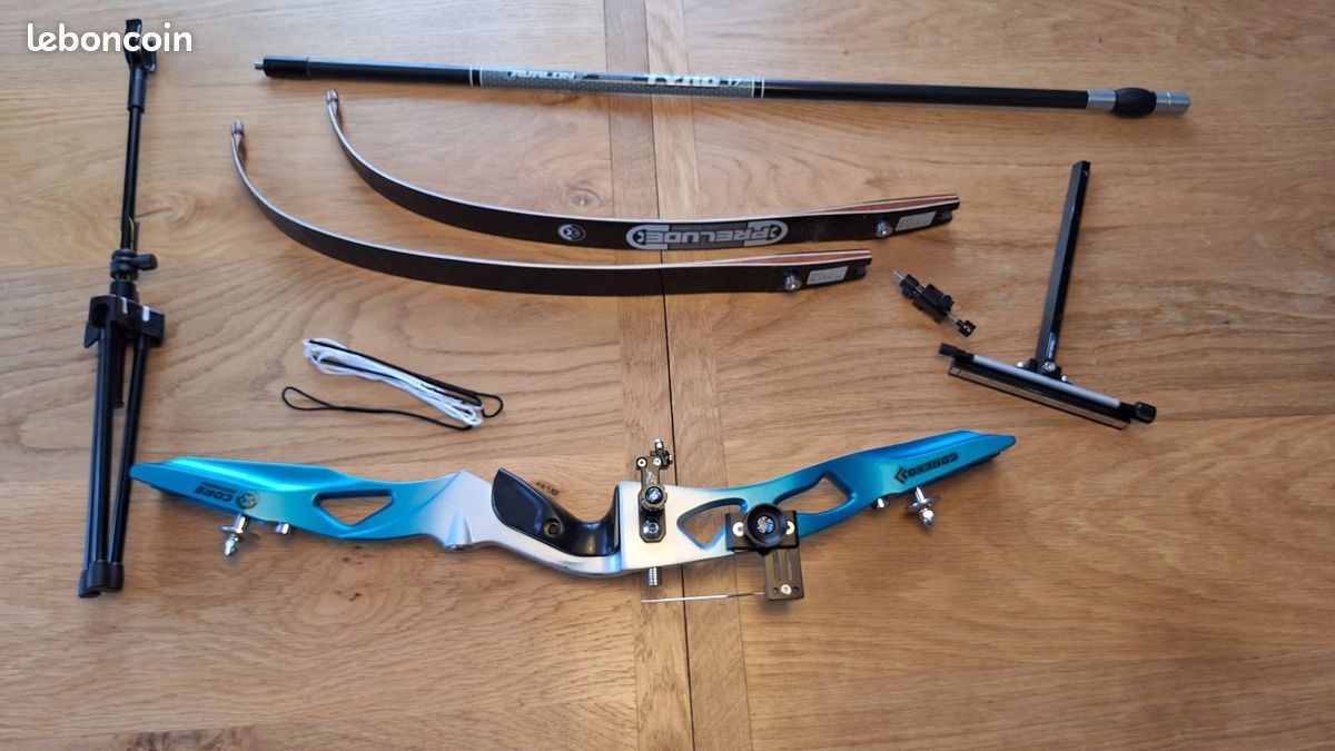 Lot De 7 Flèches De Tir à L'arc - 31'' - Bois - Occasion - Longbow