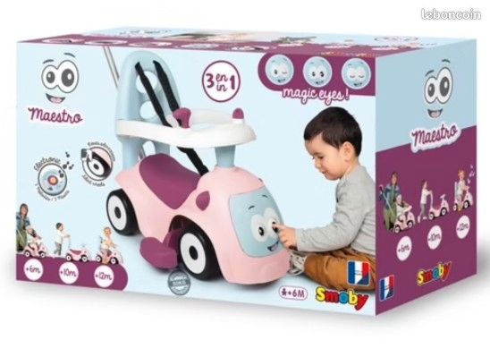 Porteur smoby maestro en rose Jeux Jouets