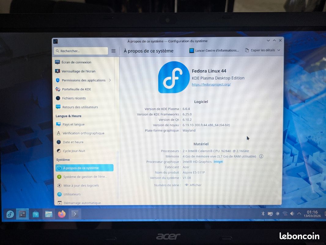 Ordinateur portable acer (image 3)