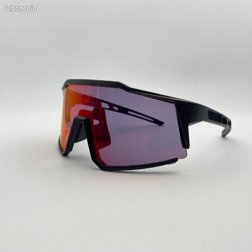 FAGUMA Lunettes De Soleil De Sport Polarisées Pour Homme Et Femme Pour La Peche Le Cyclisme La Course A Pied Le Golf La Moto Monture Tr90 Uv400 Monture Noire Mateverres Gris Normal