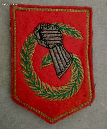 Patch Militaire Tissu CCPF Basse Visibilité - Armée De Terre - Fabriqué En France - Neuf