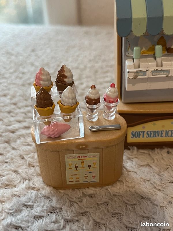 Stand De Glace Vintage – Sylvanian Families – Accessoire D'Occasion