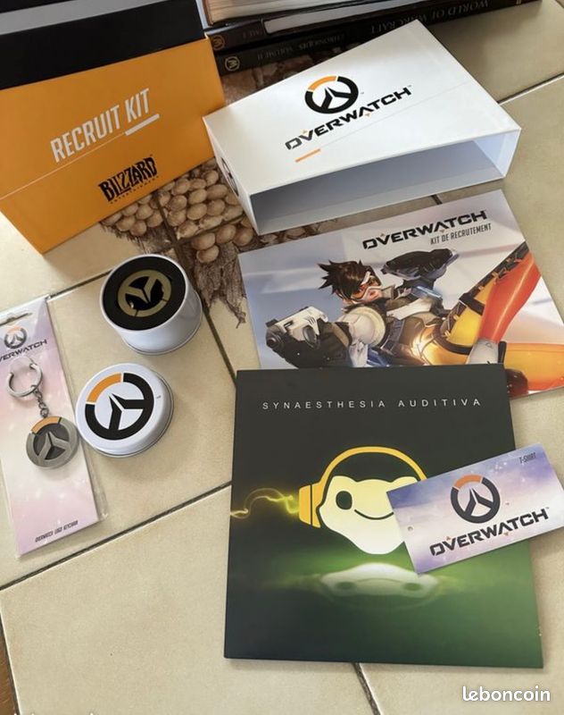 Kit De Recrutement Overwatch 2016 - Set De Presse Français - Rare Collection Blizzard