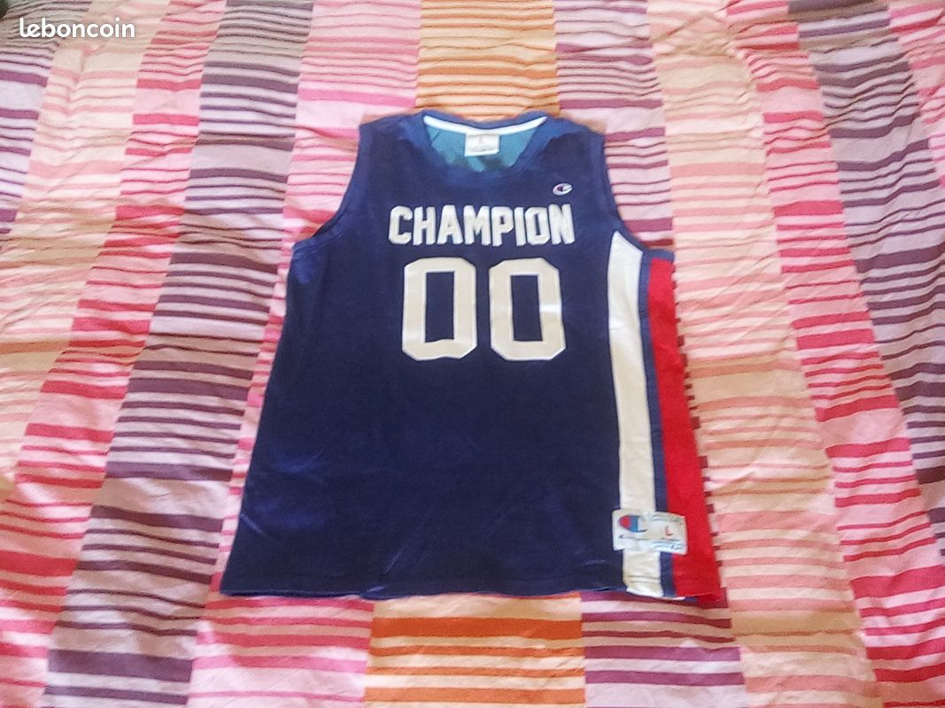 Débardeur Champion 00 Taille : L - Bleu/Blanc/Rouge (image 1)