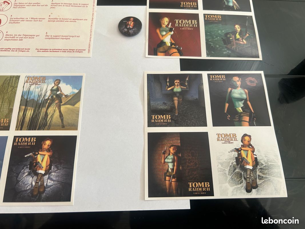 Tomb Raider II PS1 - Jeu Complet Français Avec Notice & Boîte