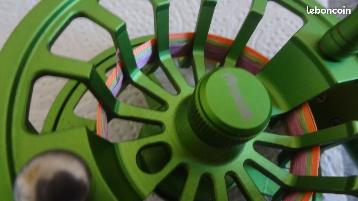 Moulinet à mouche - SURENHAP - Double couleur 5/6 - Usinage CNC - 182 g