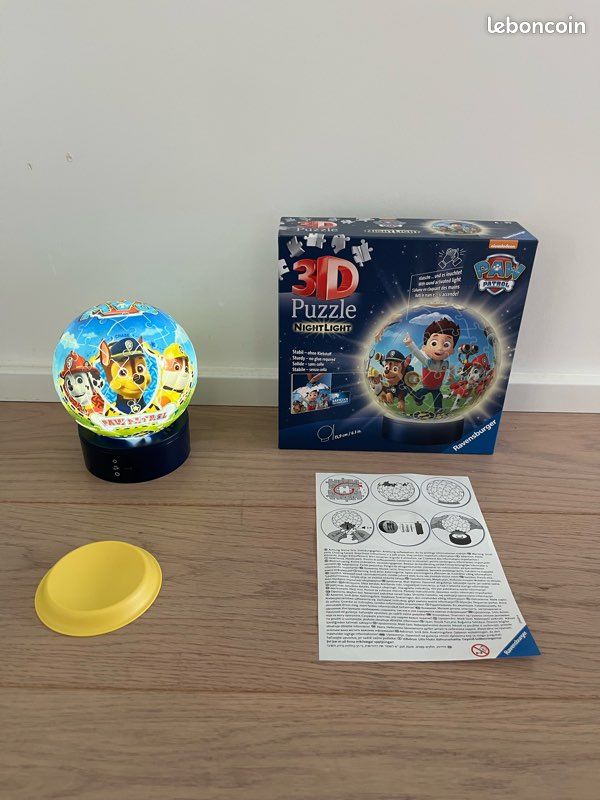 Pat Patrouille puzzle 3D night light (image 1)
