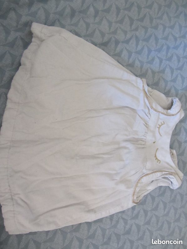 Robe velours 12 mois (image 1)