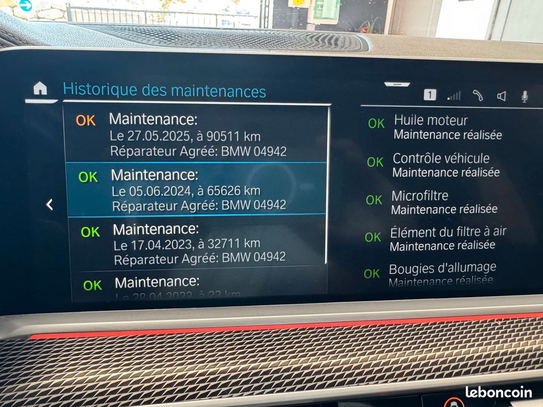 Bmw X5 (G05) 45e xDrive 3.0 i 24V 394 Plug in Hybrid Steptronic8 286 cv M SPORT / Garantie BMW 11/2027 / Toit ouvrant / Jantes 22 / Caméra de recul / Carplay / Hayon électrique (image 48)