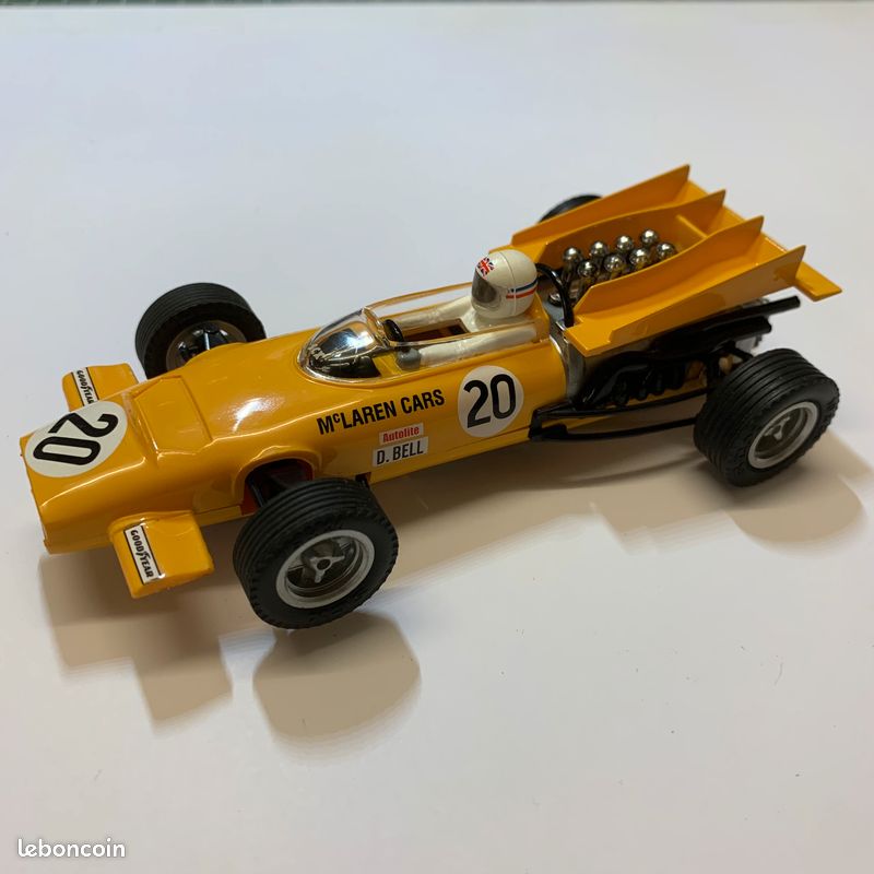 Scalextric Vintage - Voiture BRM C/59 - État Superbe, Fonctionnelle, Avec Boîte Repro