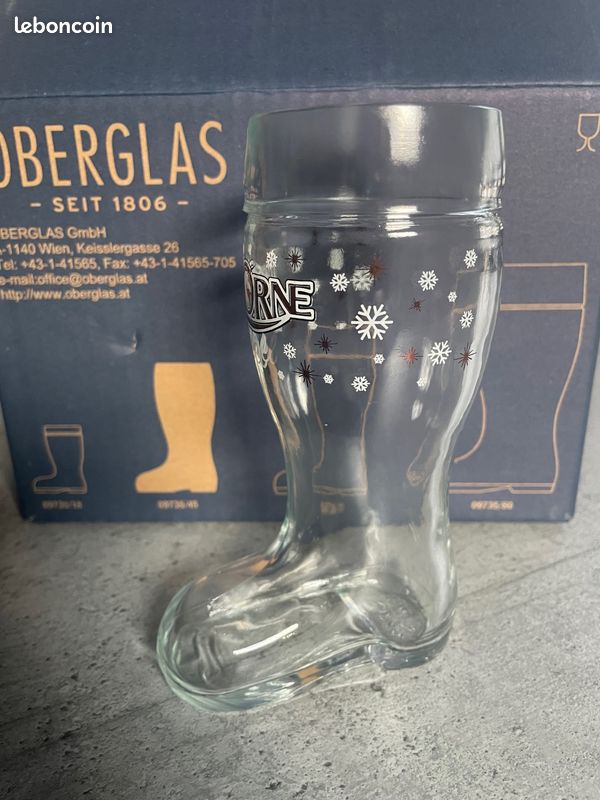 LOT DE 6 VERRES A BIÈRE BRASSERIE EDELWEISS , 25 cl ,Qualité