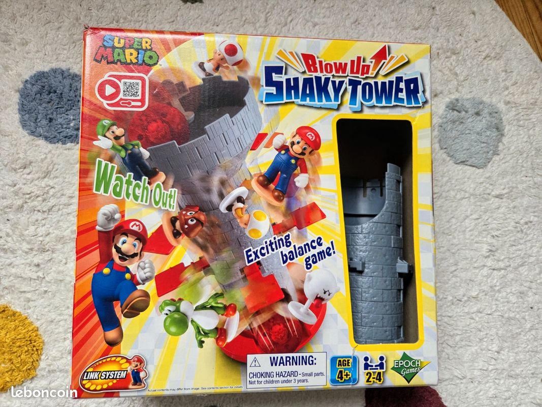 Epoch : Super Mario 7356 Blow Up Shaky Tower - Jeux & Jouets Epoch : Super Mario 7356 Blow Up Shaky Tower - Jeux & Jouets