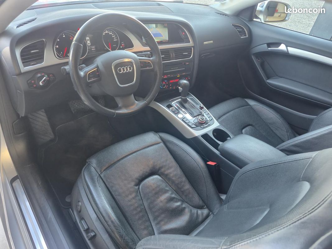 AUDI A5 2.7 V6 TDI - 190 - BVA Multitronic Ambition Luxe SIEGES VENTILES/CHAUFFANT (image 9)