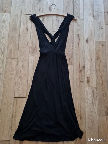 Robe Sisley Verte Sans Manches Taille XS Neuve Avec Étiquettes