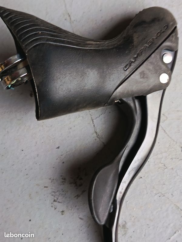 Commando Campagnolo Athena 9v Droit (pour Pièces) - Vélo Course Rétro, Cassé