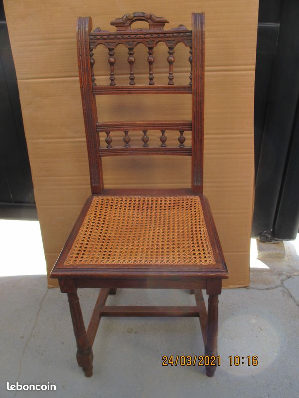 Chaise cannée HENRI II (image 1)