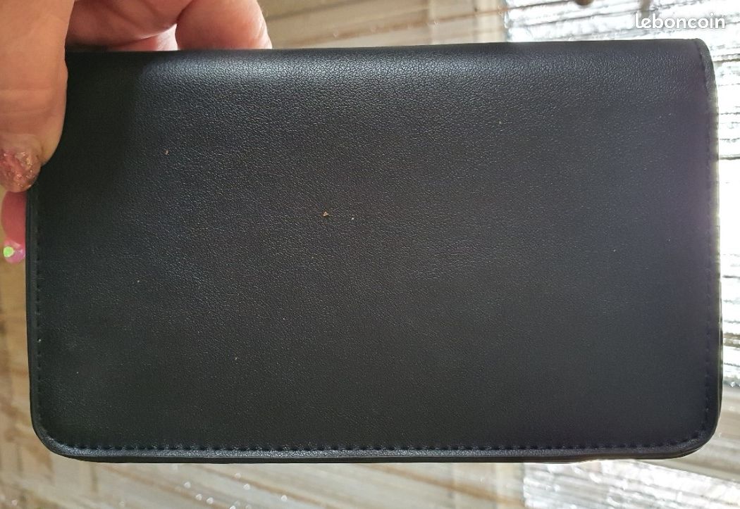Portefeuille noir et léopard (image 4)