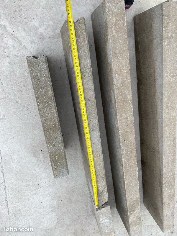 Bordures béton emboîtables type puzzle – 100 x 20 x 6 cm (image 4)