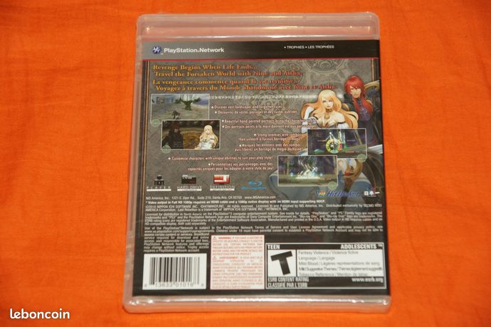 Last Rebellion PlayStation 3 PAL FR neuf (sous blister