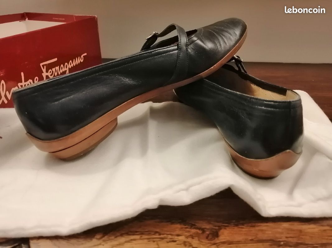 Ballerines avec bride bleu marine (image 3)