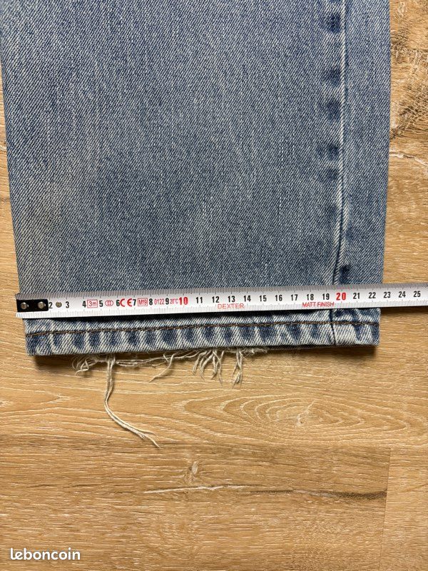 Levi’s 505 W36 L32 jean bleu vintage coupe droite regular homme denim (image 5)