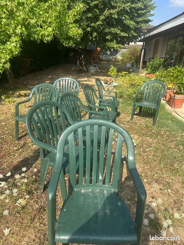 Salon de jardin vert (image 5)