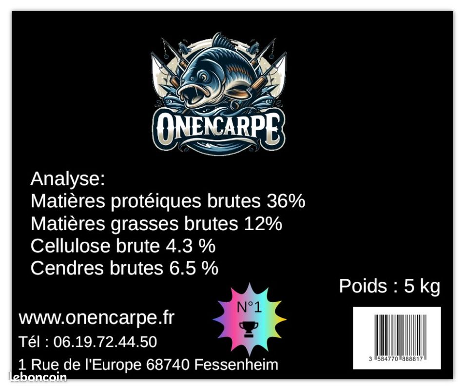 5 Kg De Pellets Pour Carpe Aromatisés Maïs Doux – Neuf