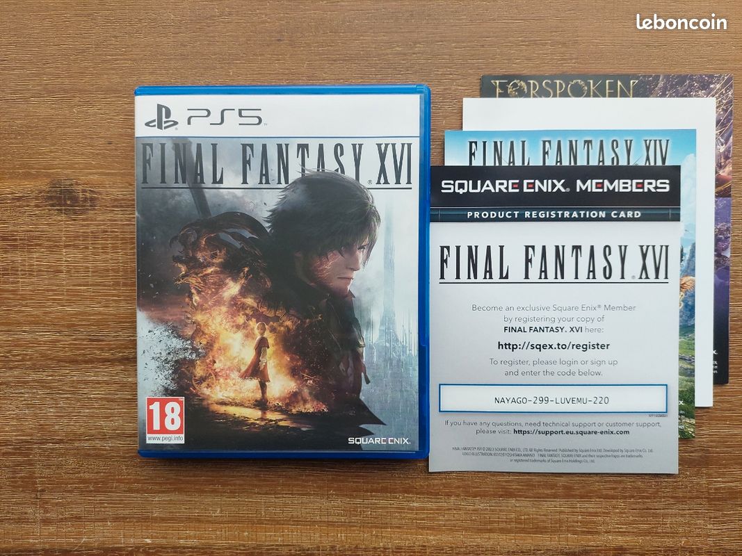 Final Fantasy XVI Deluxe Edition - PS5 (?) - Neuf Sous Blister - Version Française