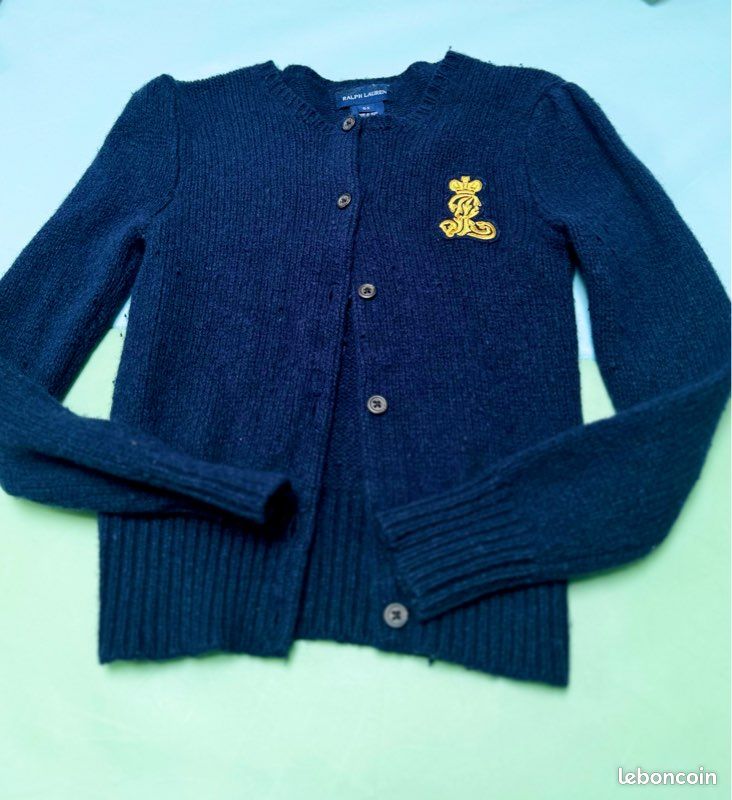 Beau gilet Ralph Lauren, 6A laine et angora (image 3)