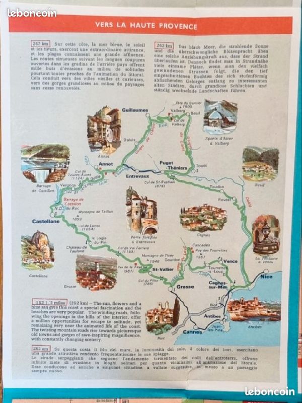 Carte du sud est de la France_Esso_1962*Reservé André (image 8)