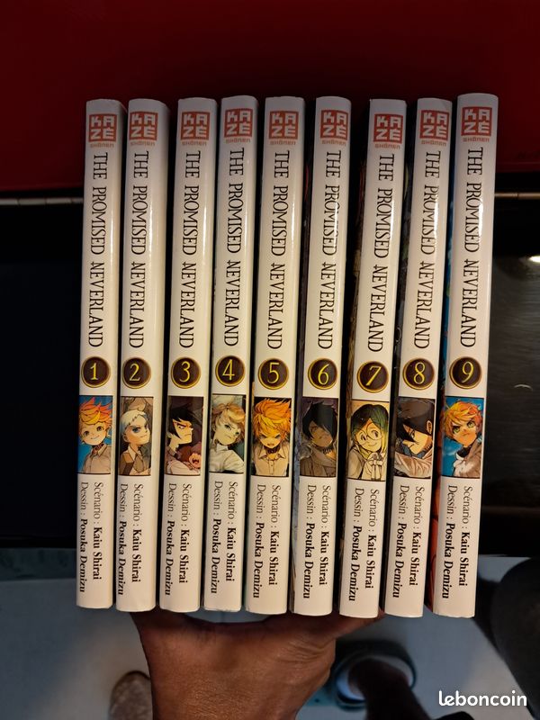 Manga The promised neverland tomes 1 à 9 (image 1)
