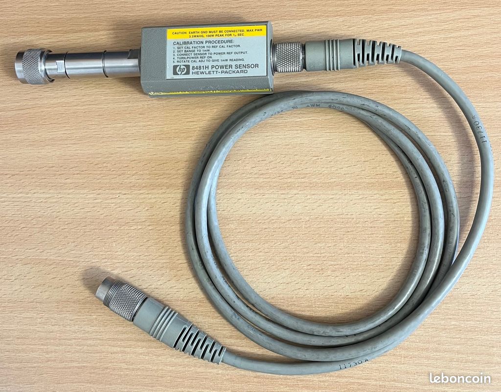 8481A - CAPTEUR DE PUISSANCE - KEYSIGHT TECHNOLOGIES (AGILENT / HP) - 10MHz - 18GHz / -30dBm +20dBm - FC EQUIPMENTS