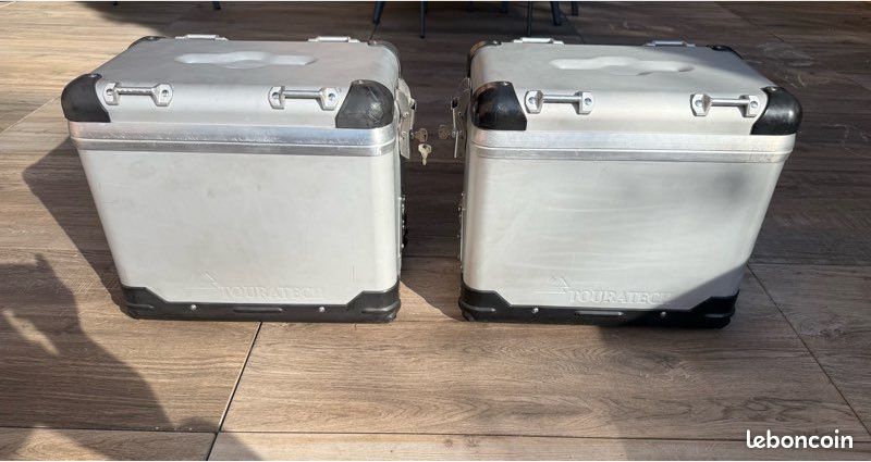Valises Aluminium Touratech Gros volume pour BMW R 1200 GS et GSA air/huile jusqu’à 2013 (image 1)