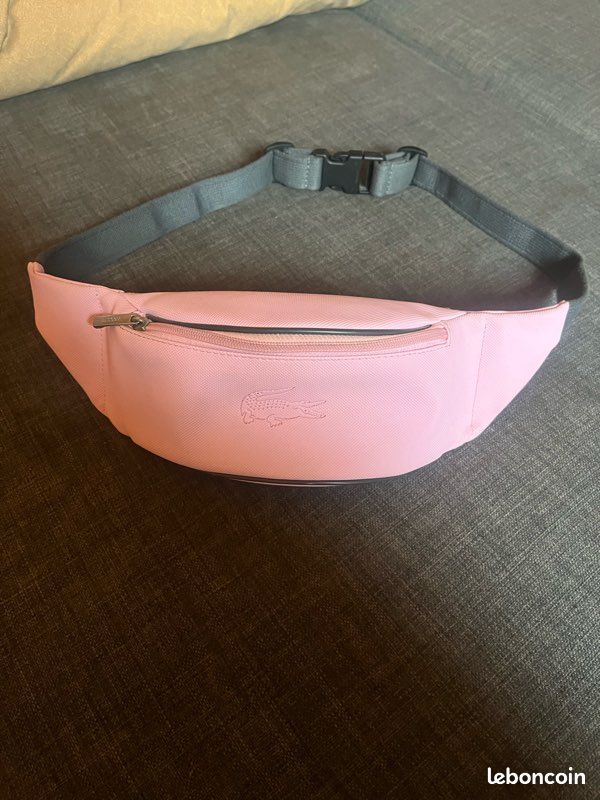 Lacoste Pink Sacoche Banane Lacoste Rose Sac Banane Zippé Rose